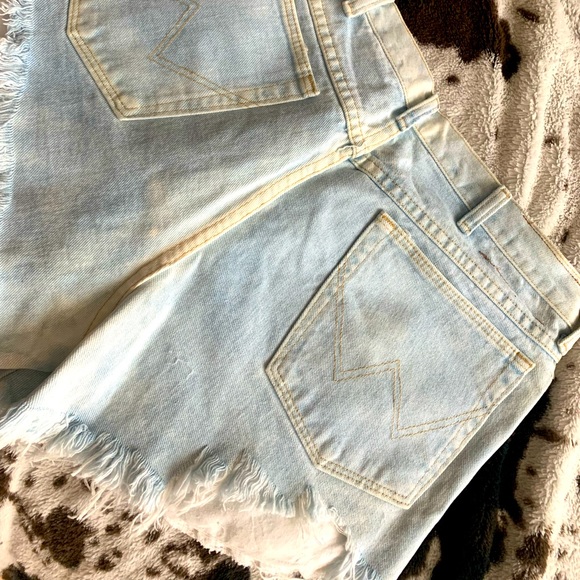 Vintage Bleached Custom Wrangler Cut-Off Shorts - Picture 2 of 2